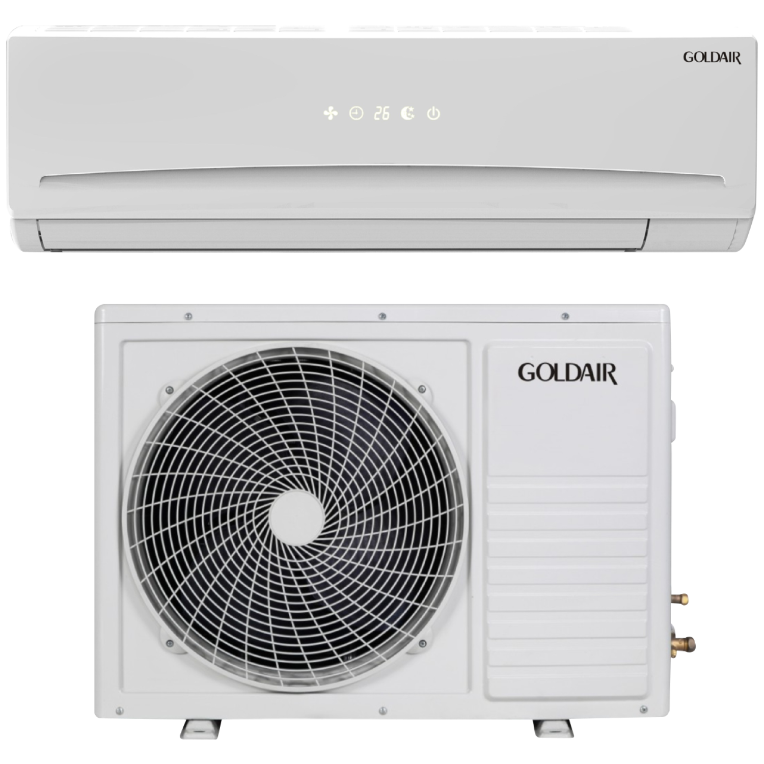 Goldair 12000 BTU Cooling and Heating Air Conditioner White RAS120AHI/E